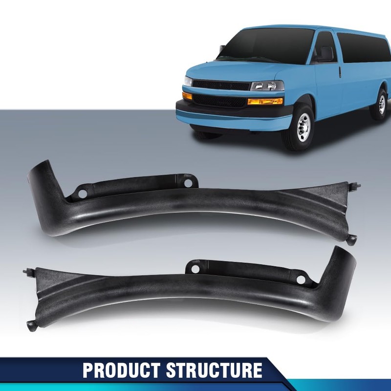 PIT66 Pair Fender Extensions Trim Front Driver & Passenger Side