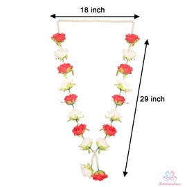 Estationeryhouse Wedding Garlands, Indian Wedding rose Garland, Silk Flower Garland, Garlands Weddings, Indian Wedding, Milni Garlands, Punjabi Garland 2 pc