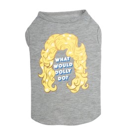Doggy Parton ¿Qué haría Dolly? Playera - S