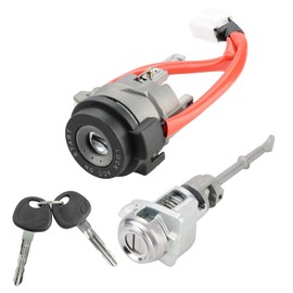 WMPHE Ignition Switch Door Lock Cylinder with Key Replacement for 81905-F2000 81910-F0000 Compatible with Hyundai Elantra 2015-2020