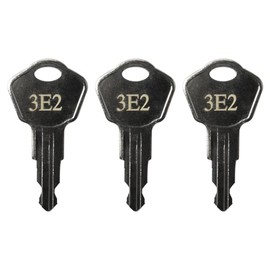 Niahm Sentry Safe Replacement Keys Model 1100-Codes 3A2 for Sentry Safe Key (Key 3E2)(3 Pcs)