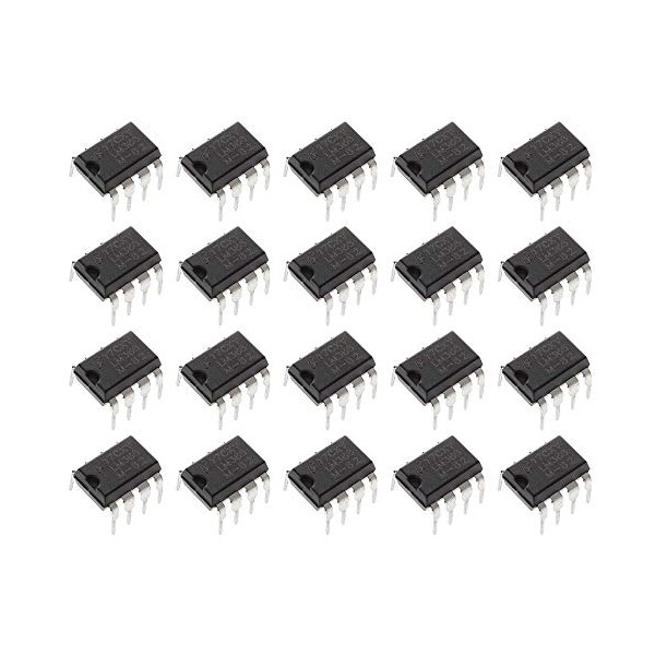 Bridgold 20pcs LM386N LM386 Low Voltage Audio Power Amplifier 300kHz,