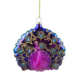 Sass and Belle Glass Peacock Shaped Ball