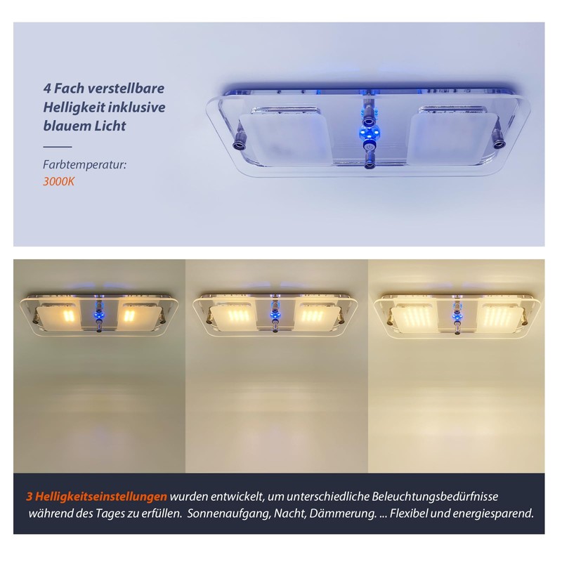 Dream lighting Ceiling Light 12 V Motorhome with Switch Caravan