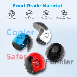 Frekare - Paquete de 6 fundas para cepillos de dientes, funda para cepillo para polvo de dientes, funda para cepillo para polvo de dientes, protector para cepillo para polvo de dientes, se adapta a la