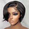 Fereowth 13 x 4 Lace Front Wig Real Hair Wigs