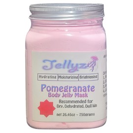 Generic Jellyz Pomegranate Peel-Off Body Jelly Mask 26.45oz / 750 G., Pink