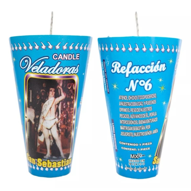 CEB Caja Veladora Repuesto Numero 6 (40 Piezas).