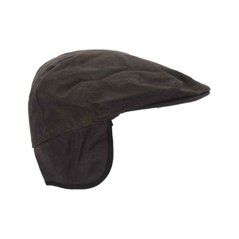 WALKER AND HAWKES - Wax Edmond Flat Cap w/Foldable Ear