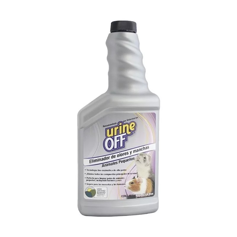Urine Off Eliminador Olores Manchas Pequeños Mamiferos 500ml