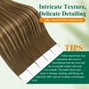 Easyouth Tape Hair Extensions Balayage Human Hair Tape in Extensions