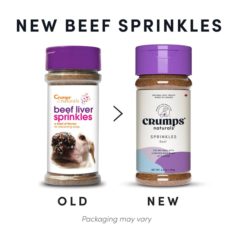 Crumps' Naturals Beef Liver Sprinkles Brown, 4.2 Ounce (Pack of