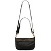 Samantha Look Women's Shoulder Bag Genuine Leather 021381, black