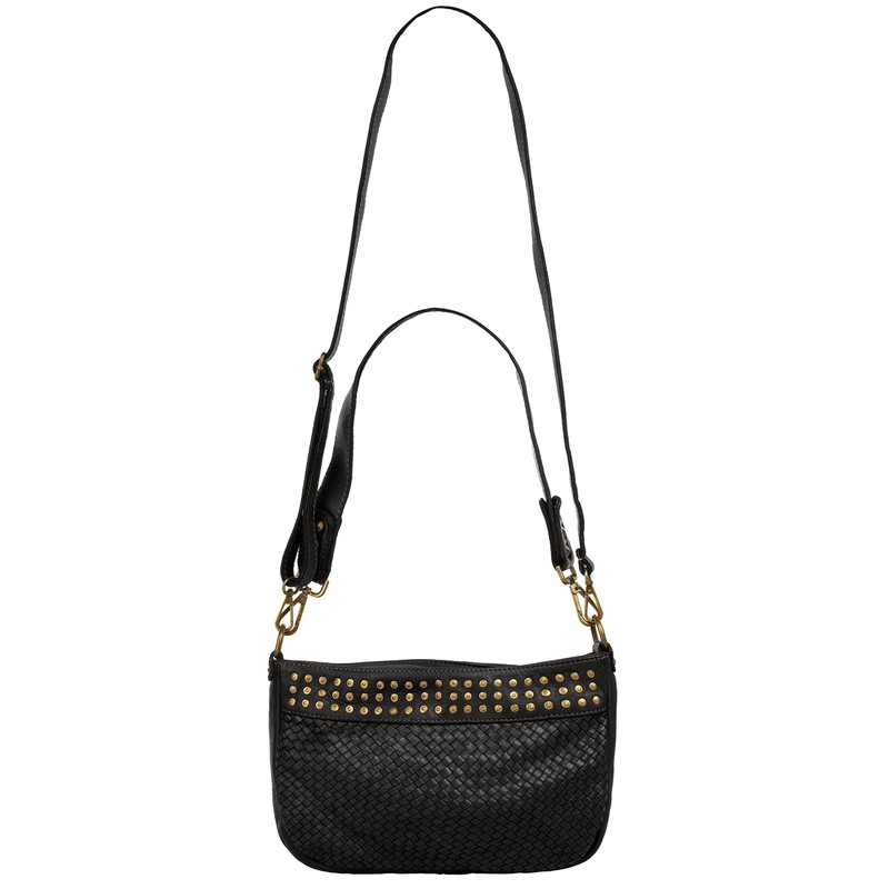 Samantha Look Women's Shoulder Bag Genuine Leather 021381, black