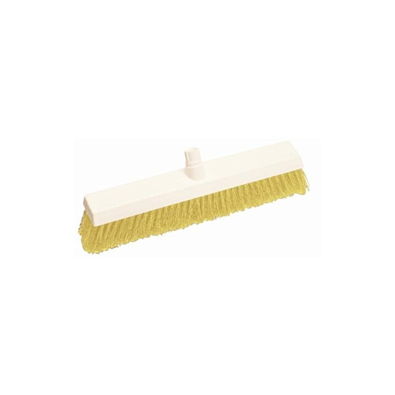 Scot Young L871 Broom Head Soft Bristle, SYR Hygiene, Yellow