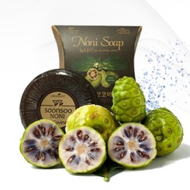 Noni soap 100gx3 using 100% noni extract from Vietnam / 노니 비누 100gx3개 베트남 100% 노니추출물 사용