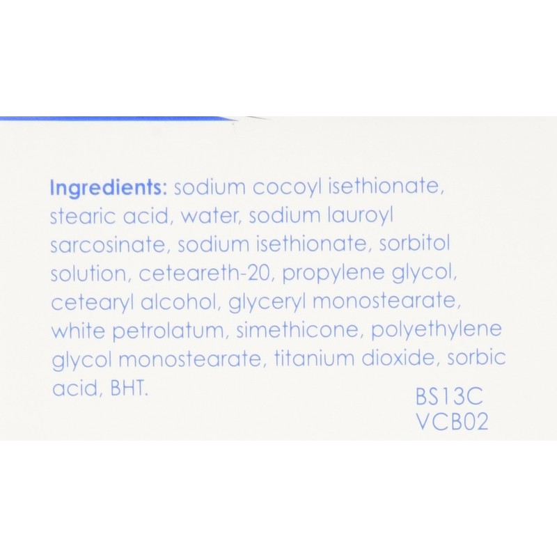 Vanicream Cleansing Bar 3.9 oz For Sensitive Skin, Pack of