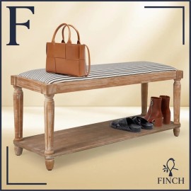 Finch Graydon Upholstered Bench Natural