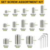 SVLING Set Screw Assortment Kit 510PCS, 13 Sizes Metric Set