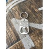 Stainless Steel Keychain 1 Year Anniversary Gifts for Him The