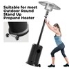 Outdoor Heater Replacement Parts, Upgraded Version Patio Heater Wheel Kit(Sturdy