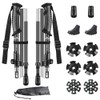 Glvaner Trekking Pole, I-shaped T-Shape, Set of 2, Folding, Ultra
