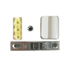 SIEGENIA Balcony Door Handle Door Catch 1360 Euro Fold Set (White)
