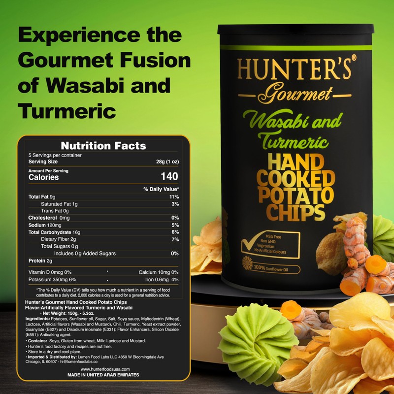 Hunter's Hand-Cut Chips | No Trans Fat | Made with