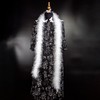 YCHTEWY-Elegant Turkey & Marabou Feather Boa - Glamorous 2-Yard Accessory