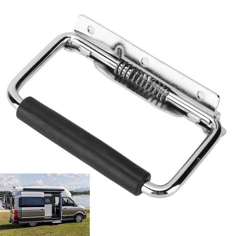 RV Door Handle Stainless Steel Fold Away Grab Handle RV