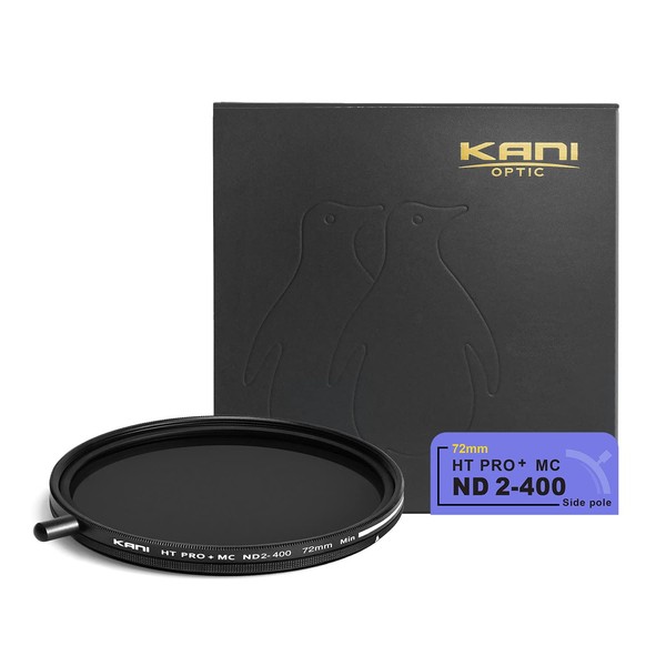 KANI 809346 72mm Variable ND Filter, HT PRO+ MC ND2-400,