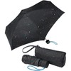 ESPRIT Cutted Cool Ultra Mini Pouch Pocket Umbrella Black Colourful