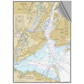 MAPTECH New York Harbor Decorative Nautical Chart