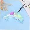 Operitacx Dolphin Hanging Sun Catcher Charm Crystal Pendant for Ocean