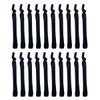 Ipetboom 20pcs Adjustable Elastic Hair Ties for Men Breathable Knotted