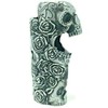 Rose Skull Skeleton Metal Lighter Case Cover Holder fits BIC