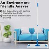 Mr. Towels Premium Microfiber Floor Mop + 2 Reusable 18"