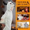 MICHLEY Pijama de Fantasma Misterioso para Bebé, Mameluco Halloween con