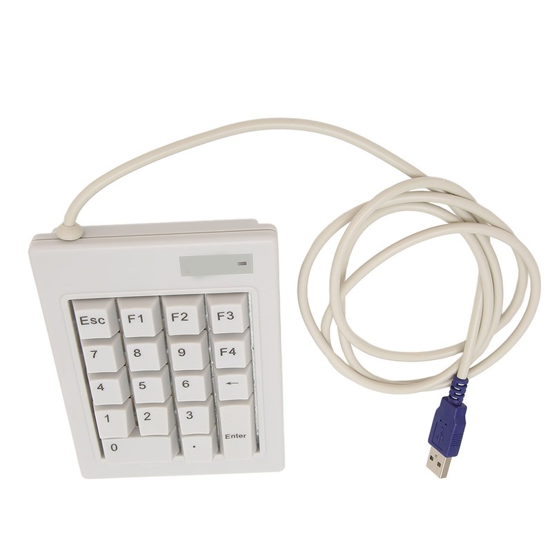 Mechanical Numpad Wired 18 Keys Linear Action Switch ABS Plug