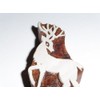 Reindeer Wooden Stamp Indian Hand Carved Printing Block