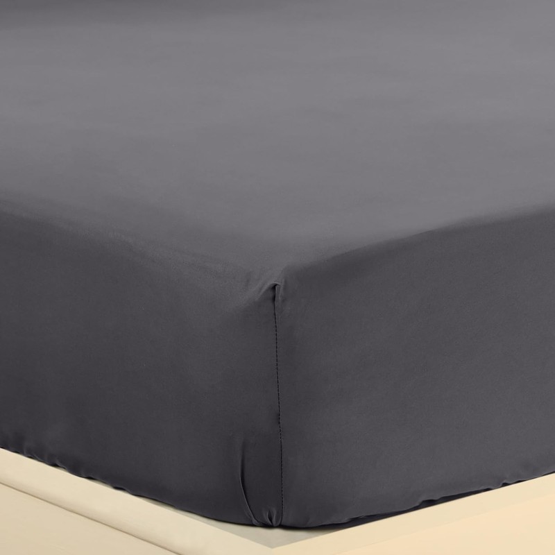 Utopia Bedding Fitted Sheet, Brushed Microfibre, up to 30 cm,
