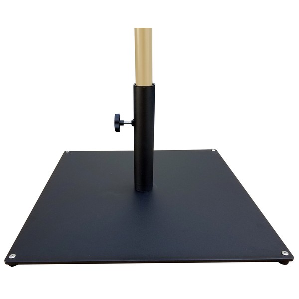Tropishade 050TSXX Steel Plate Base, Black