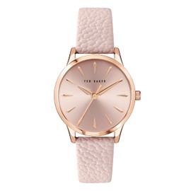 Ted Baker Fitzrovia Charm Pink Stingray Printed Leather Strap Watch (Model: BKPFZF1229I)