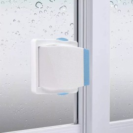 OKEFAn Sliding Glass Door Child Lock OKEFAN 4 Pack Baby Safety Slide Window Locks Blue