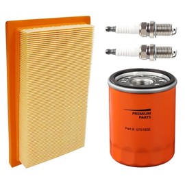 Lvdrwi 6485 Maintenance Kit 0J8478 Air Fil-TER 070185E Oil Filter Fit for Ge-nerac 14KW-22KW Home Standby Air Cooled generators with 990CC 999CC Engines (1 Pack-Orange)