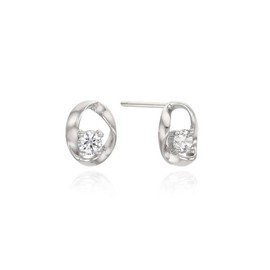 Ring and twinkle silver earrings OTS122401QWW plating color / 링 앤 트윙클 실버 귀걸이 OTS122401QWW 도금컬러