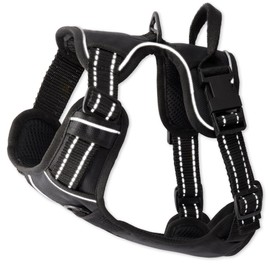 Pet Passion MAX - The Hardy Reflective Harness, Black, Medium