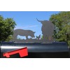 Farm and Ranch Metal Mailbox Topper (Highland Cow, Hog and