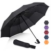 ZOMAKE Compact Umbrella, Auto Open & Close Travel Folding Umbrella,