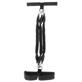 Foot Pedal Elastic Pull Rope Multifunction Abdomen Trainer Fitness Sit Up Pull Rope